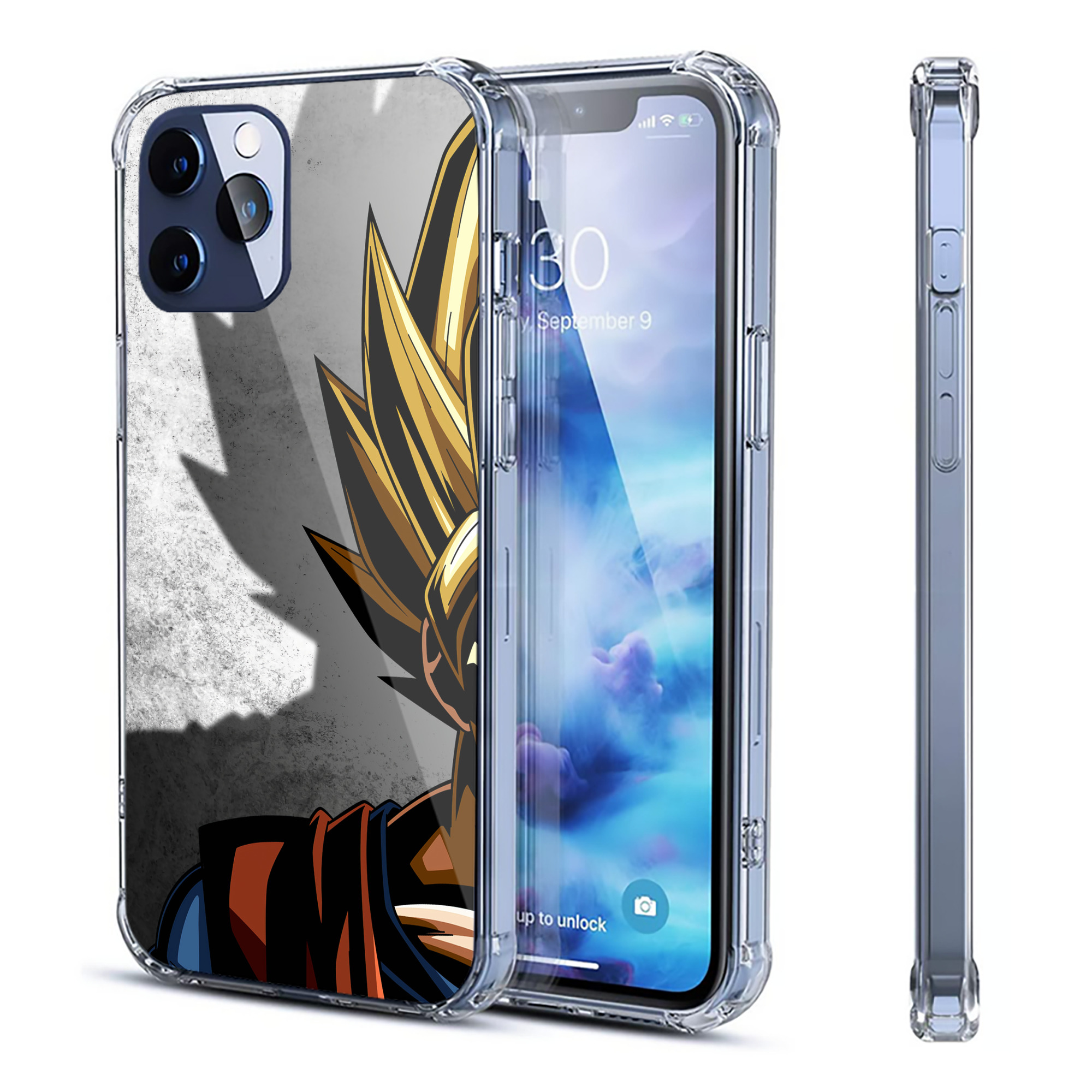 （画像用） ドラゴンボール DRAGON BALL 【iPhone 12シリーズ対応】透明スマホケース（クリアソフトケース）